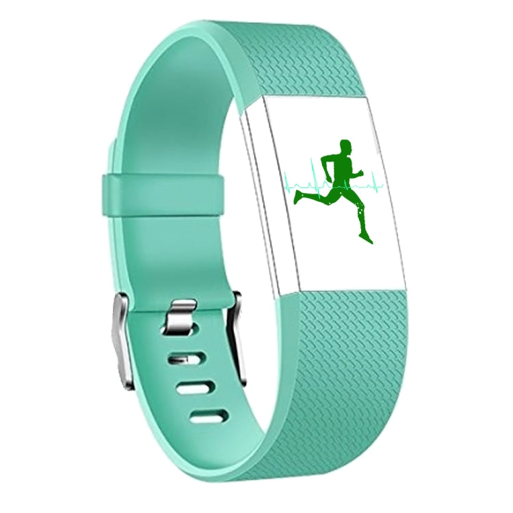 Square Pattern Adjustable Sport Watch Band for FITBIT Charge 2, Size: S, 10.5x8.5cm, S, Mint Green, Coral Red, S, Navy Blue, S, Dark Purple, S, Purple, S, Orange, S, Cyan, S, Pink, S, Red, S, Green, S, Rose Red, S, Grey, S, Sky Blue, S, Blue, S, White