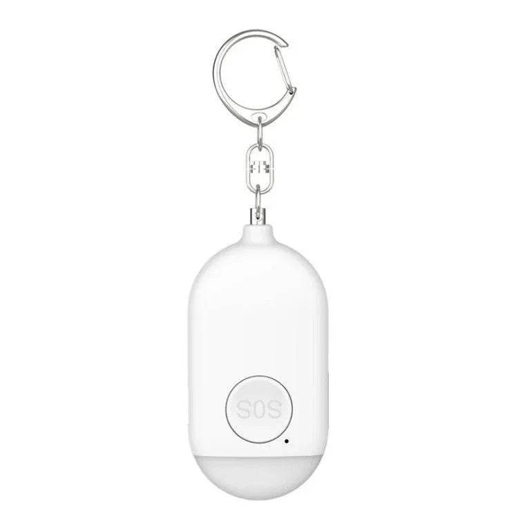 130dB IP44 Waterproof Rechargeable Anti - wolf Alarm Flashlight Intelligent Personal Alarm, English Packaging - Trustpick