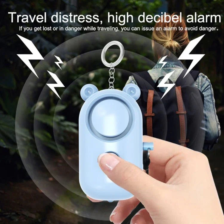 130dB LED Personal Alarm Pull Ring Outdoor Self - defense Products - Trustpick