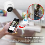 533H2 / IP 3.6mm 2MP Lens Full HD 1080P Indoor Security Dome Surveillance Camera with 20 Meter Night Vision Function - Trustpick