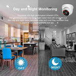 533W / A 3.6mm Lens Wide Angle HD Color 1500 TVL Cmos Sensor CCTV Home Surveillance Dome Camera, Support Day Night Vision - Trustpick