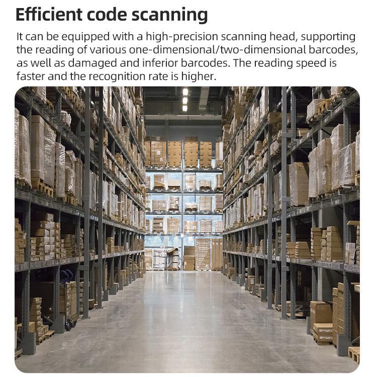 5.5 inch Android 10 IP65 RFID Handheld Industrial Data Terminal Barcode Scanner, Style: NFC UHF + 2D Head - Trustpick