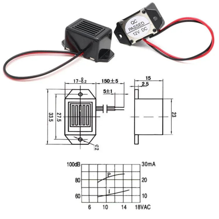 5pcs Active Mechanical Piezoelectric Rat Insect Repellent Buzzer - Trustpick