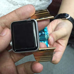 สายรัดนาฬิกาโลหะสแตนเลสสตีล สำหรับ Apple Watch ขนาด 42 มม.