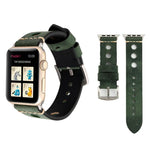 สายรัดนาฬิกาหนังแท้สไตล์วินเทจแบบเจาะรู สำหรับ Apple Watch Series 10 ขนาด 42 มม. / 9&8&7 ขนาด 41 มม. / SE 3&SE 2&6&SE&5&4 ขนาด 40 มม. / 3&2&1 ขนาด 38 มม. สำหรับขนาด 38 มม.