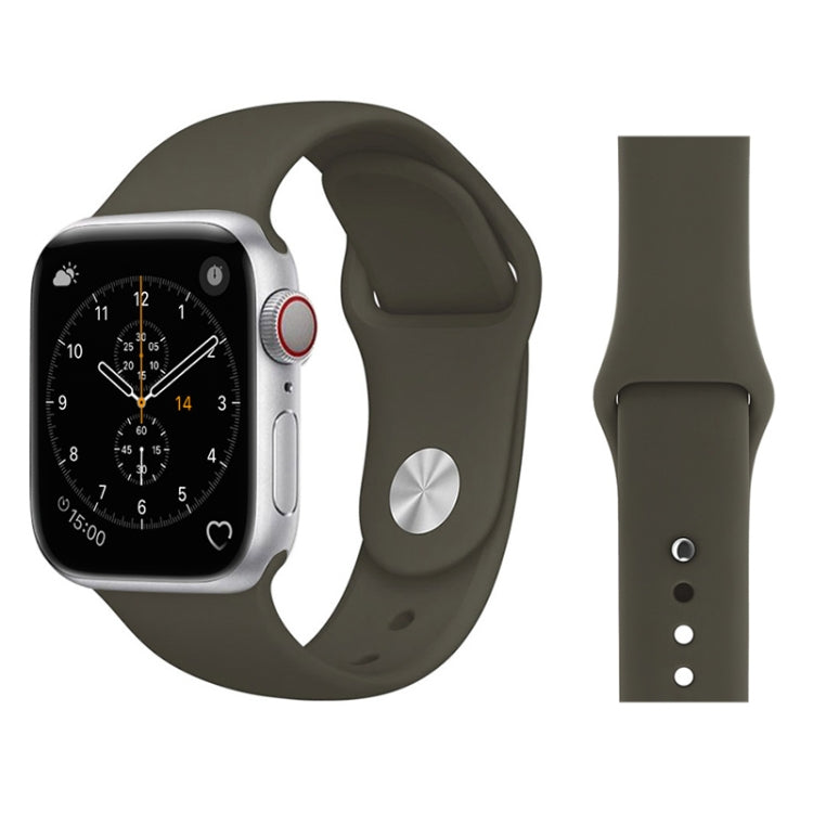 สำหรับสายซิลิโคนสไตล์แฟชั่นเรียบง่าย Apple Watch Series 3 & 2 & 1 38mm, สำหรับ 38mm