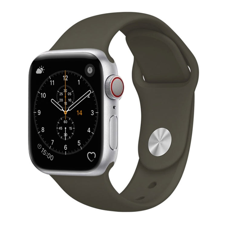 สำหรับสายซิลิโคนสไตล์แฟชั่นเรียบง่าย Apple Watch Series 3 & 2 & 1 38mm, สำหรับ 38mm