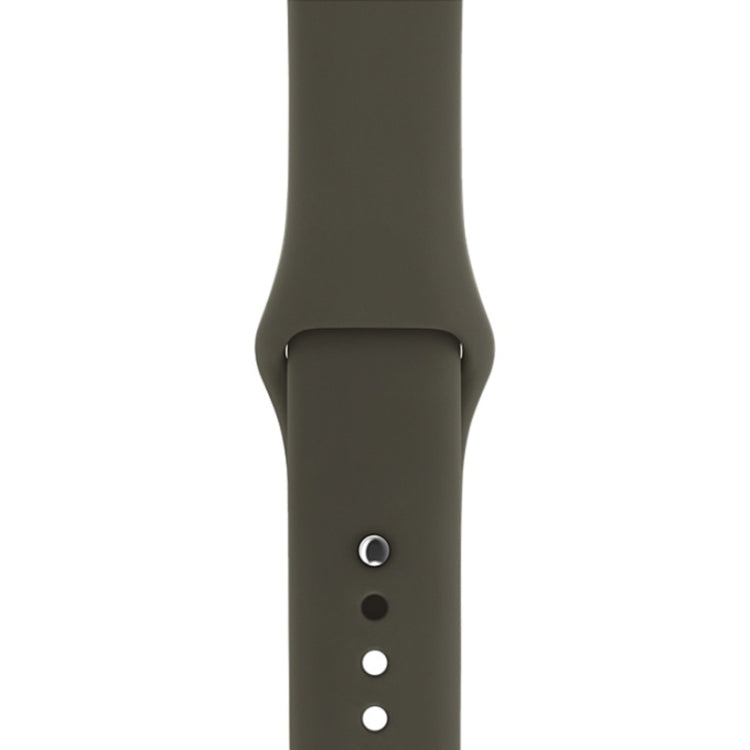 สำหรับสายซิลิโคนสไตล์แฟชั่นเรียบง่าย Apple Watch Series 3 & 2 & 1 38mm, สำหรับ 38mm
