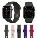 สำหรับสายซิลิโคนสไตล์แฟชั่นเรียบง่าย Apple Watch Series 3 & 2 & 1 38mm, สำหรับ 38mm