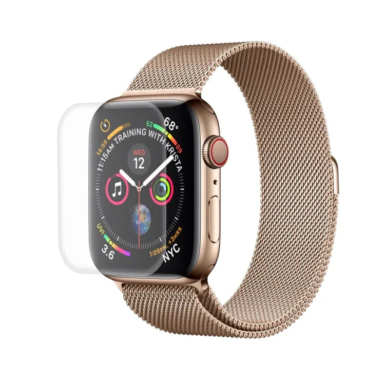 ฟิล์มกันรอยหน้าจอเต็มจอ 3D PET + ฟิล์มกันรอยหน้าจอโค้ง 3D Electroplating PET สำหรับ Apple Watch Series 6 / 5 / 4 / Watch SE 44 มม. จำนวน 2 ชิ้น ENKAY Hat-Prince