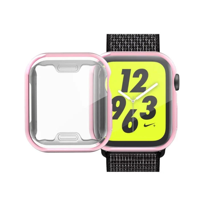 เคส TPU ชุบเต็มหน้าปกป้องสำหรับ Apple Watch Series 6 / 5 / 4 / Watch SE 40 มม., สำหรับ Series 5 & 4 40 มม., สำหรับ Apple Watch Series 6 / 5 / 4 / Watch SE 40 มม.