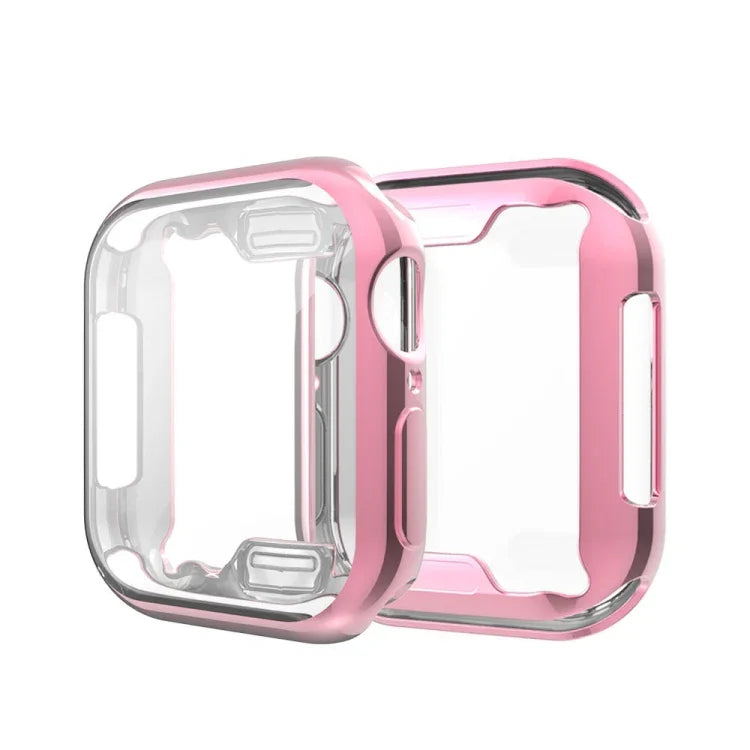 เคส TPU ชุบเต็มหน้าปกป้องสำหรับ Apple Watch Series 6 / 5 / 4 / Watch SE 40 มม., สำหรับ Series 5 & 4 40 มม., สำหรับ Apple Watch Series 6 / 5 / 4 / Watch SE 40 มม.