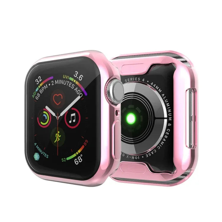 เคส TPU ชุบเต็มหน้าปกป้องสำหรับ Apple Watch Series 6 / 5 / 4 / Watch SE 40 มม., สำหรับ Series 5 & 4 40 มม., สำหรับ Apple Watch Series 6 / 5 / 4 / Watch SE 40 มม.