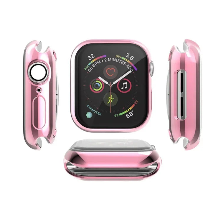 เคส TPU ชุบเต็มหน้าปกป้องสำหรับ Apple Watch Series 6 / 5 / 4 / Watch SE 40 มม., สำหรับ Series 5 & 4 40 มม., สำหรับ Apple Watch Series 6 / 5 / 4 / Watch SE 40 มม.