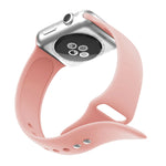 สายรัดนาฬิกาซิลิโคนหมุดคู่สำหรับ Apple Watch Series 3 & 2 & 1 38 มม., Apple Watch 38 มม.