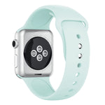สายรัดนาฬิกาซิลิโคนหมุดคู่สำหรับ Apple Watch Series 3 & 2 & 1 38 มม., Apple Watch 38 มม.