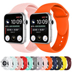 สายรัดนาฬิกาซิลิโคนหมุดคู่สำหรับ Apple Watch Series 3 & 2 & 1 38 มม., Apple Watch 38 มม.