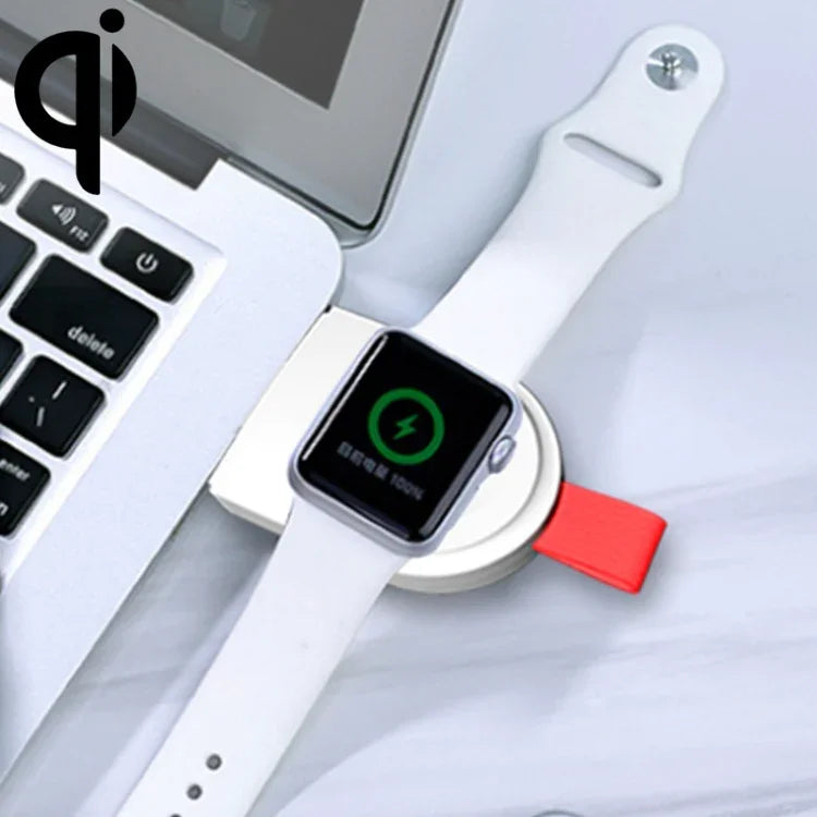 ที่ชาร์จไร้สายแม่เหล็กมาตรฐาน Qi แบบพกพา Universal A3 สำหรับ Apple Watch Series 4 & 3 & 2 & 1