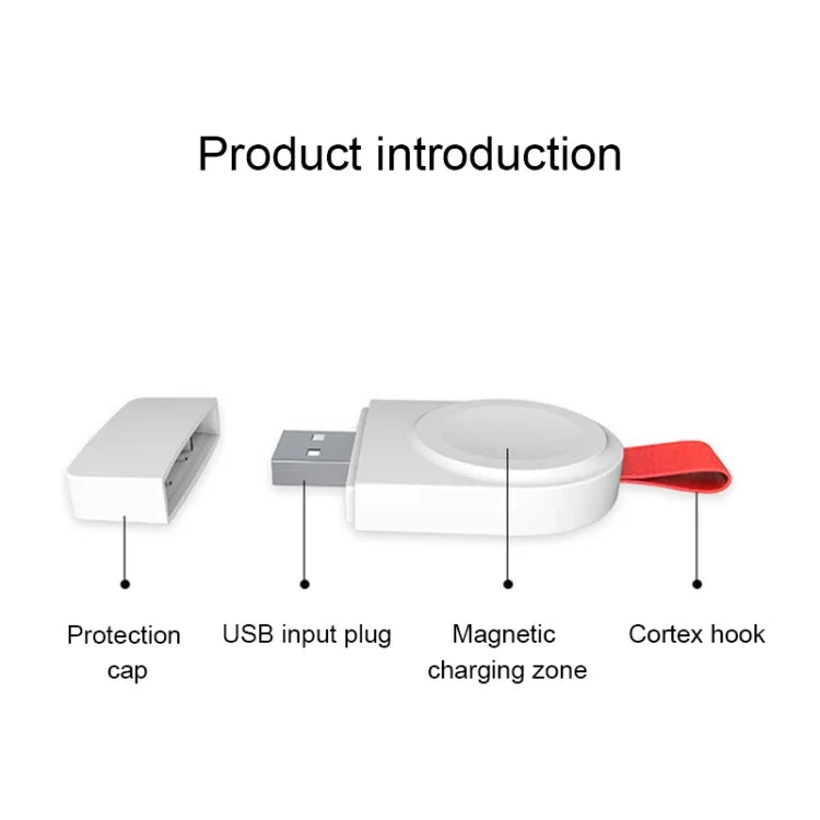 ที่ชาร์จไร้สายแม่เหล็กมาตรฐาน Qi แบบพกพา Universal A3 สำหรับ Apple Watch Series 4 & 3 & 2 & 1