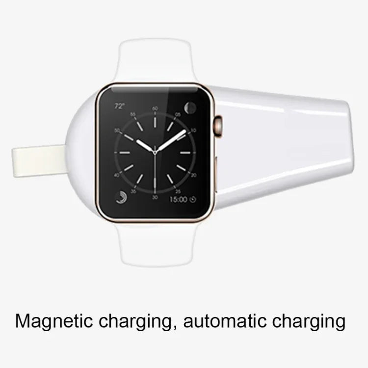 ที่ชาร์จไร้สายแม่เหล็ก USB แบบพกพามาตรฐาน Qi B2 สำหรับ Apple Watch Series 4 & 3 & 2 & 1