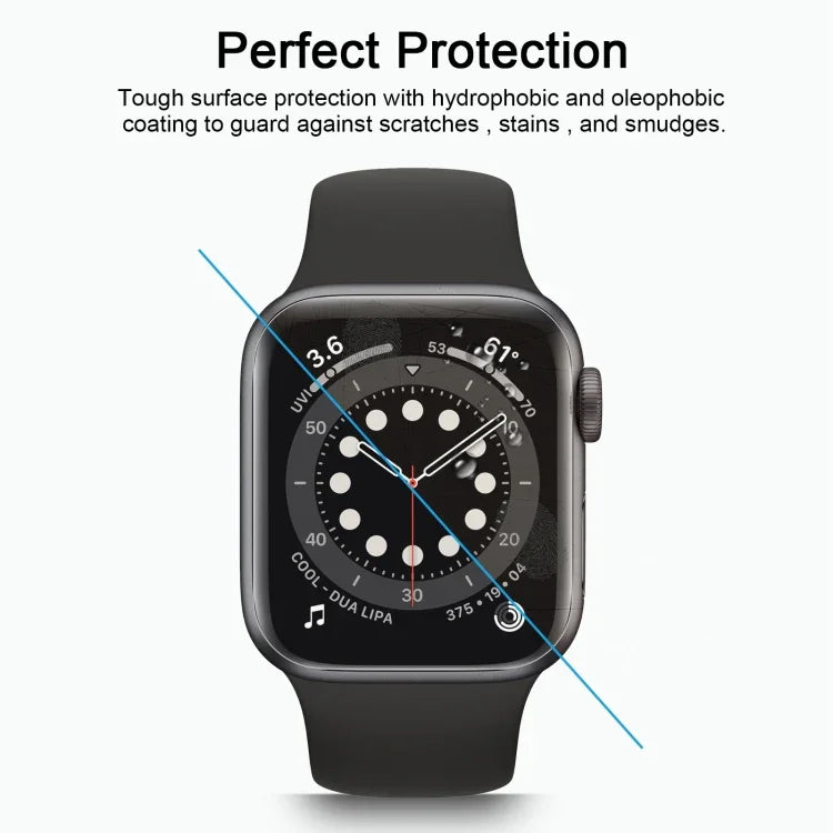 ฟิล์มกระจกนิรภัย 9H 2.5D สำหรับ Apple Watch Series 6 / 5 / 4 / Watch SE 44 มม.