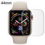 ฟิล์มกันรอยหน้าจอแบบนุ่ม PET ครอบคลุมเต็มจอ สำหรับ Apple Watch Series 6 / 5 / 4 / Watch SE ขนาด 44 มม. (ใส)(1 ชิ้น)
