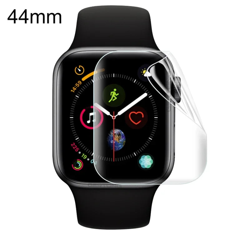 ฟิล์มไฮโดรเจลนุ่มแบบเต็มหน้าปกสำหรับ Apple Watch Series 6 / 5 / 4 / Watch SE 44มม., สำหรับ Apple Watch Series 6 / 5 / 4 / Watch SE 44มม. (1 ชิ้น)