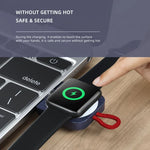 ที่ชาร์จไร้สายแม่เหล็กพกพา ROCK W26 สำหรับ Apple Watch, พอร์ต USB W26