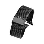 สาย Milanese สแตนเลส 304 พร้อมตัวเชื่อมต่อสำหรับ Apple Watch Ultra 49mm&Watch Ultra 2 49mm / Series 10 46mm / 9&8&7 45mm / SE 3&SE 2&6&SE&5&4 44mm / 3&2&1 42mm, สำหรับ Apple Watch Series 7 45mm / & 6 & SE & 5 & 4 44mm