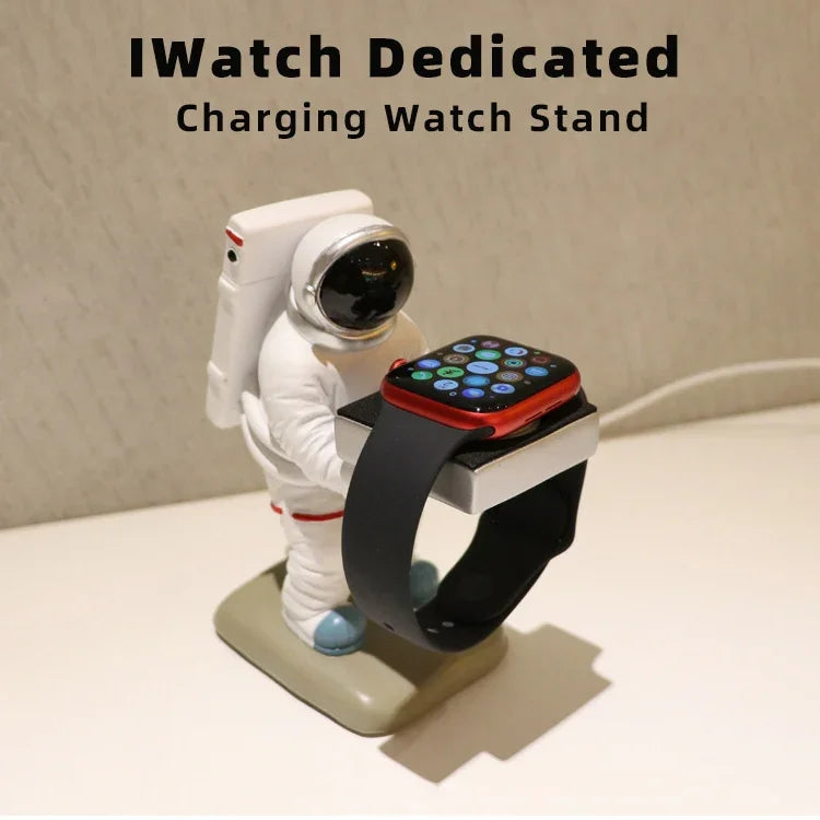 ที่วางชาร์จไร้สายรูปนักบินอวกาศสำหรับ Apple Watch