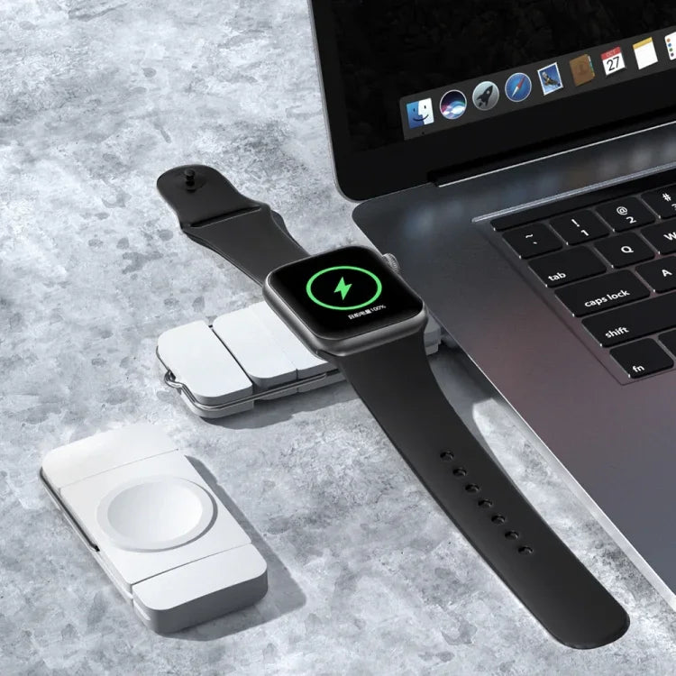แท่นชาร์จไร้สายแม่เหล็ก USB / Type-C รุ่น U8 สำหรับ Apple Watch Series, U8