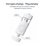 แท่นชาร์จไร้สายแม่เหล็ก USB / Type-C รุ่น U8 สำหรับ Apple Watch Series, U8