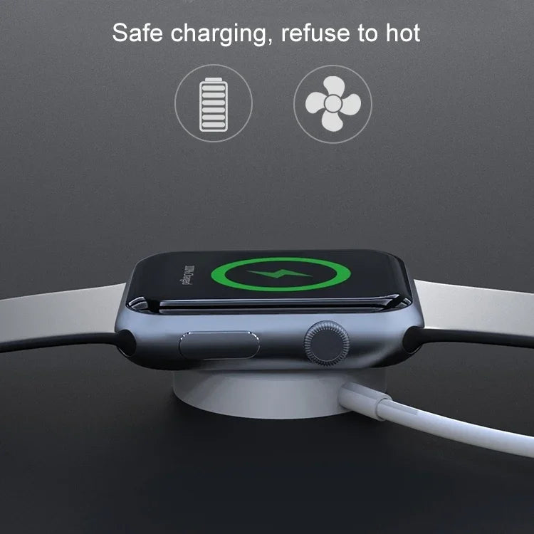 สายชาร์จไร้สายแม่เหล็ก 2ม. สำหรับ Apple Watch Series Ultra & 10 / 9 / 8 / 7 / 6 / 5 / 4 / 3 / 2, 2ม.
