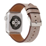 สายหนังแท้สไตล์ใหม่ สำหรับ Apple Watch Series 10 42mm / 9&8&7 41mm / SE 3&SE 2&6&SE&5&4 40mm / 3&2&1 38mm, 38mm