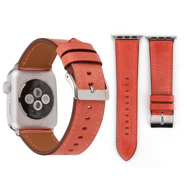 สายหนังแท้สไตล์ใหม่ สำหรับ Apple Watch Ultra 49mm&Watch Ultra 2 49mm / Series 10 46mm / 9&8&7 45mm / SE 3&SE 2&6&SE&5&4 44mm / 3&2&1 42mm, 42mm