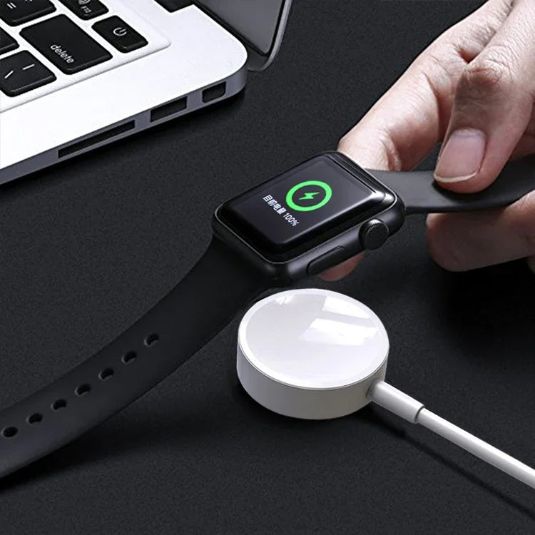 ที่ชาร์จไร้สายแม่เหล็ก 1m สำหรับ Apple Watch Series Ultra & 10 / 9 / 8 / 7 / 6 / 5 / 4 / 3 / 2, 1m