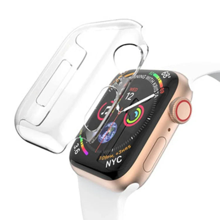 เคส PC ครอบคลุมเต็มรูปแบบ (ใส) สำหรับ Apple Watch Series 6 / 5 / 4 / Watch SE 44 มม.