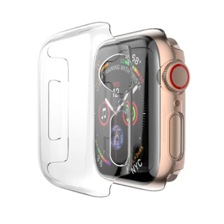 เคส PC ครอบคลุมเต็มรูปแบบ (ใส) สำหรับ Apple Watch Series 6 / 5 / 4 / Watch SE 44 มม.