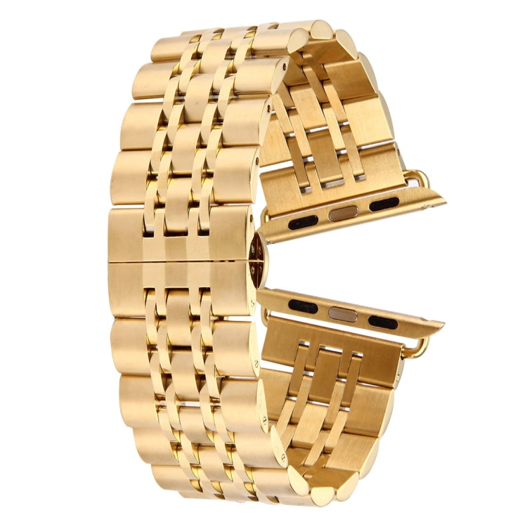 สายสแตนเลสสตีลผู้ชาย 22 มม. พร้อมหัวเข็มขัดผีเสื้อซ่อน 7 เม็ด สำหรับ Apple Watch 38 มม., 22 มม. สำหรับผู้ชาย