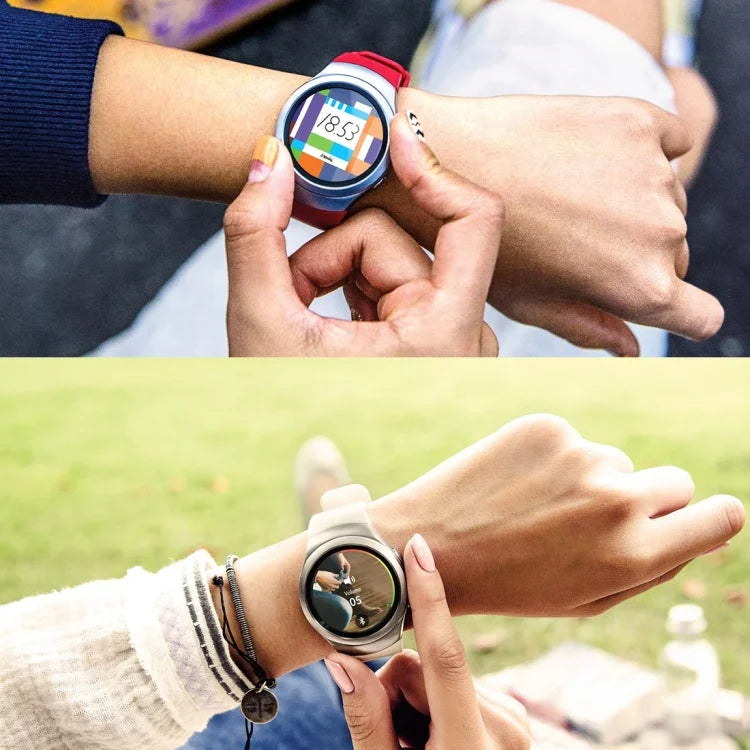 สายรัดนาฬิกาซิลิโคนสีพื้น สำหรับ Samsung Gear S2 Sport / Gear S2