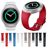 สายรัดนาฬิกาซิลิโคนสีพื้น สำหรับ Samsung Gear S2 Sport / Gear S2