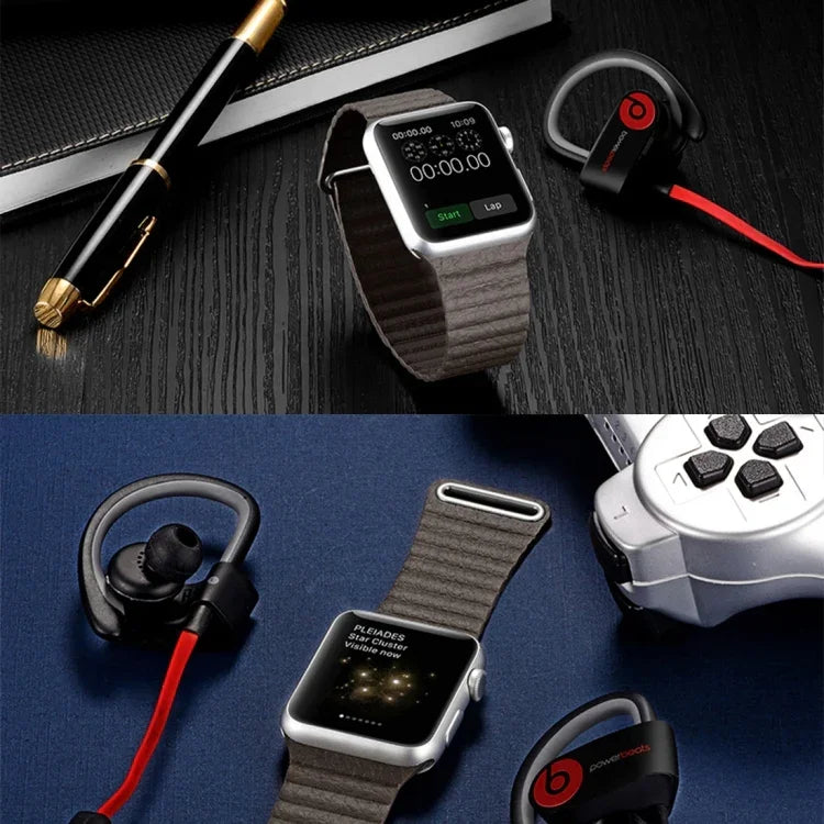 สายรัดข้อมือหนัง PU แบบล็อกแม่เหล็กสำหรับ Apple Watch 42mm