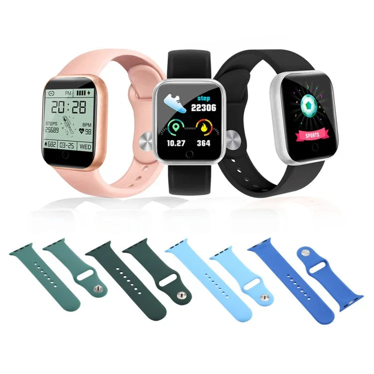 สายซิลิโคนสำหรับ Apple Watch Series 7 41mm / 6 & SE & 5 & 4 40mm / 3 & 2 & 1 38mm, สำหรับ Apple Watch Series 7 41mm / 6 & SE & 5 & 4 40mm / 3 & 2 & 1 38mm