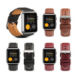 สายหนังนาฬิการถยนต์หรูหราสิ่งแวดล้อม Denior สำหรับ Apple Watch Series 10 ขนาด 42 มม. / 9&8&7 41 มม. / SE 3&SE 2&6&SE&5&4 40 มม. / 3&2&1 38 มม.