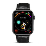 สายรัดนาฬิกาหนังวัวลายจระเข้ Denior สำหรับ Apple Watch Series 10 ขนาด 42 มม. / 9&8&7 ขนาด 41 มม. / SE 3&SE 2&6&SE&5&4 ขนาด 40 มม. / 3&2&1 ขนาด 38 มม.