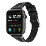 สายหนังรูปตัววีเรียบง่ายสำหรับ Apple Watch Ultra 49มม. และ Watch Ultra 2 49มม. / Series 10 46มม. / 9&8&7 45มม. / SE 3&SE 2&6&SE&5&4 44มม. / 3&2&1 42มม.