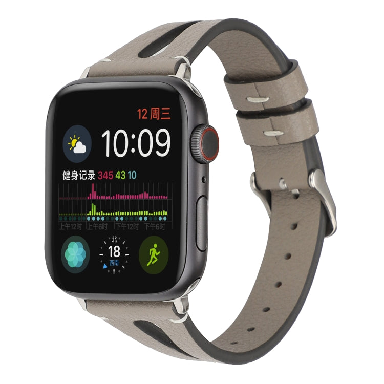 สายหนังรูปตัววีเรียบง่ายสำหรับ Apple Watch Ultra 49มม. และ Watch Ultra 2 49มม. / Series 10 46มม. / 9&8&7 45มม. / SE 3&SE 2&6&SE&5&4 44มม. / 3&2&1 42มม.