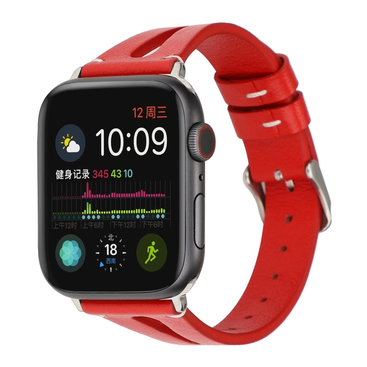 สายหนังรูปตัววีเรียบง่ายสำหรับ Apple Watch Ultra 49มม. และ Watch Ultra 2 49มม. / Series 10 46มม. / 9&8&7 45มม. / SE 3&SE 2&6&SE&5&4 44มม. / 3&2&1 42มม.