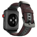 สายรัดนาฬิกาไนลอนสไตล์ Jeep พร้อมหัวเข็มขัดสแตนเลสสำหรับ Apple Watch Series 3 & 2 & 1 42 มม.