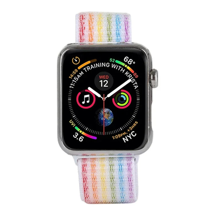 สายรัดข้อมือไนลอน Magic Paste สำหรับ Apple Watch Series 3 & 2 & 1 42mm, สำหรับ Series 3 & 2 & 1 42mm